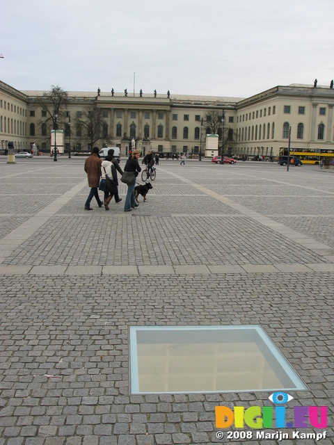 25509 Monument to the 10th May 1933 Book Burning, Bebel Platz Unter den Linden